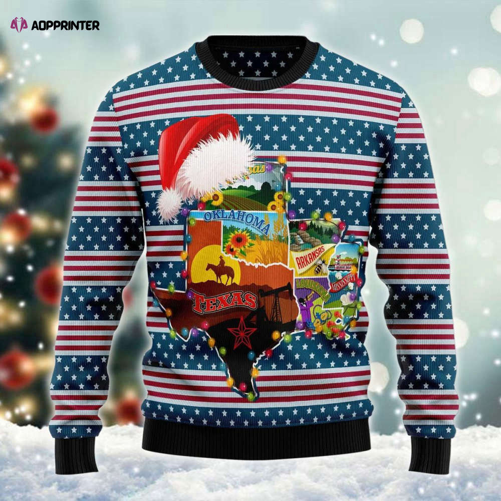 Texas Merry Christmas Ugly Sweater Texas Merry Christmas Ugly Sweater