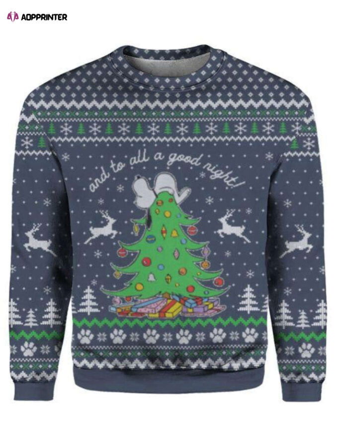 To All A Good Night Ugly Christmas Sweater – Festive and Fun Holiday Attire