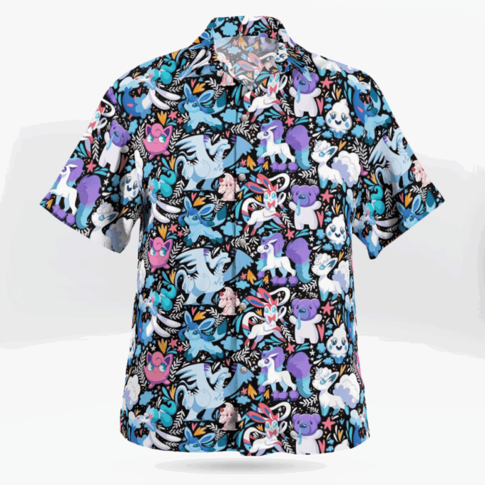 Tropical Ice Pokemon Hawaiian Shirt: Cool Stylish and Fun!