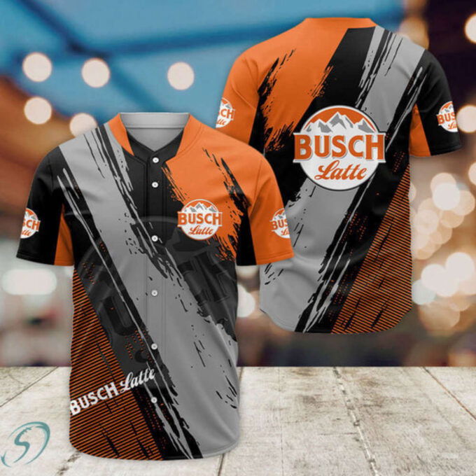 Unleash Your Gaming Style with Busch Latte E-Sports Baseball Jersey