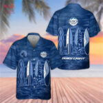 Vibrant Busch Light Hawaiian Shirt: 3D All Over Print Design