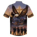 Army One Nation Under God Veteran Hawaiian Shirt