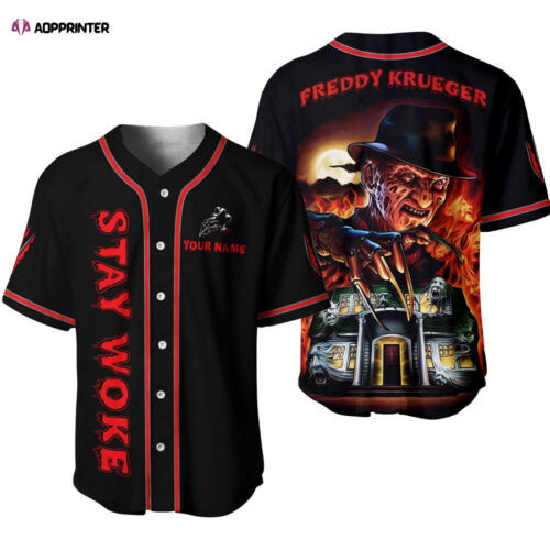 Cart 5 Freddy Krueger Baseball Shirt: Custom Killer Jersey for Horror Fans