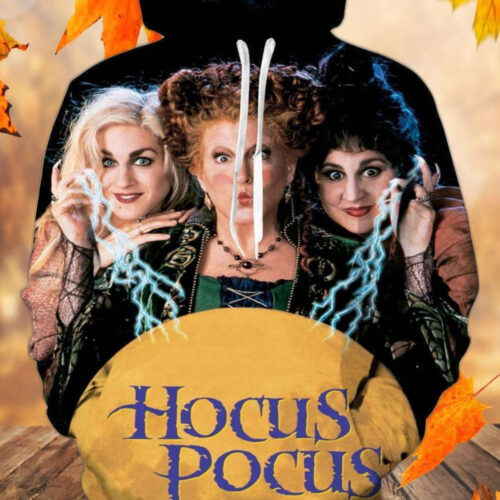 Cart 2 Hocus Pocus Halloween Sanderson Sisters 3D Hoodie