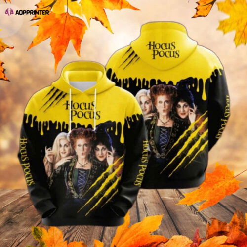 Cart 3 Hocus Pocus Sanderson Sisters Halloween Movies 3D Hoodie