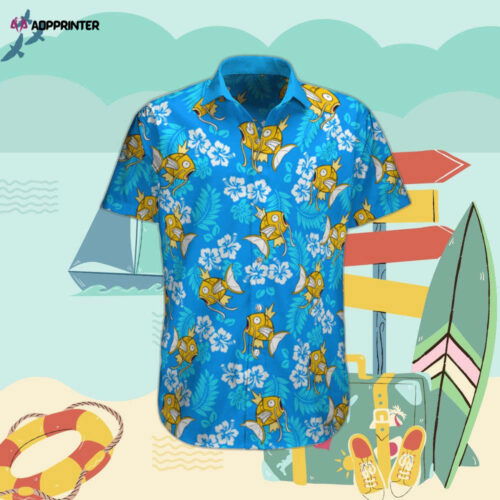 Magikarp Pokemon Summer Hawaiian Shirt Hawaiian Shirt For Women Men Hawaiian Shirt Custom