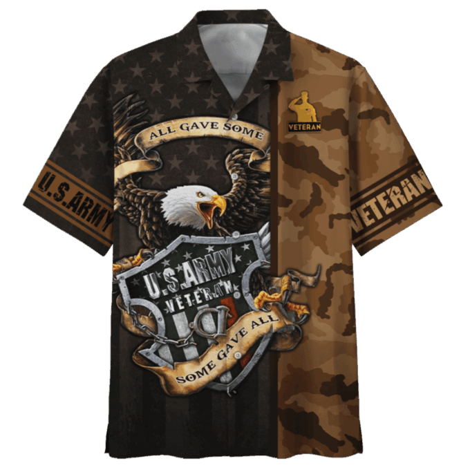 U.S Army Veteran All Gave Some Some Gave All Hawaiian Shirt