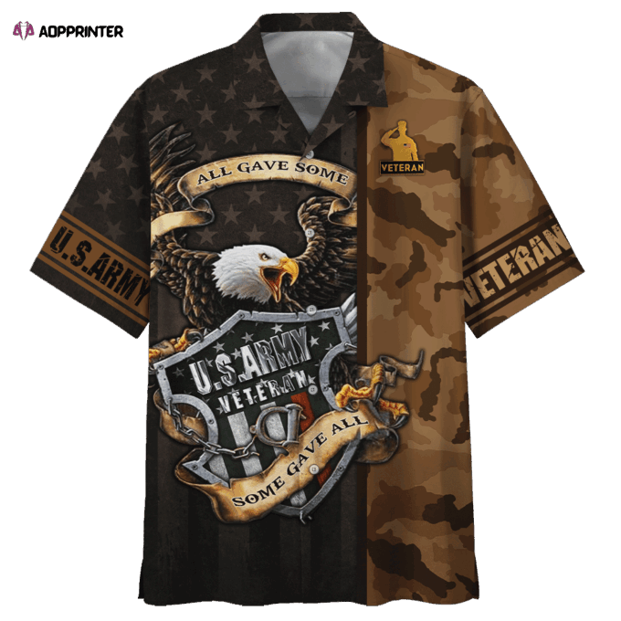 U.S Army Veteran All Gave Some Some Gave All Hawaiian Shirt