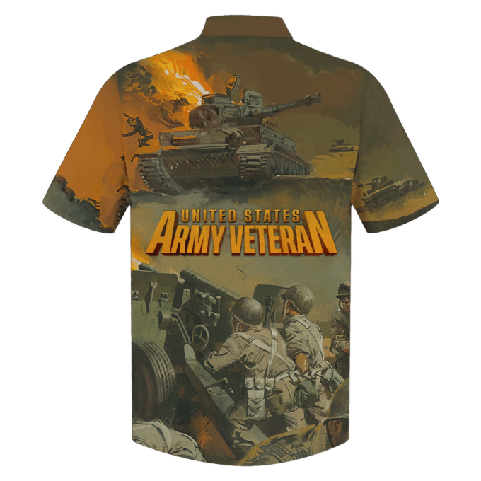 United States Army Veteran Hawaiian Shirt