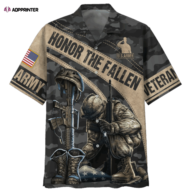 US.Army Honor The Fallen Hawaiian Shirt
