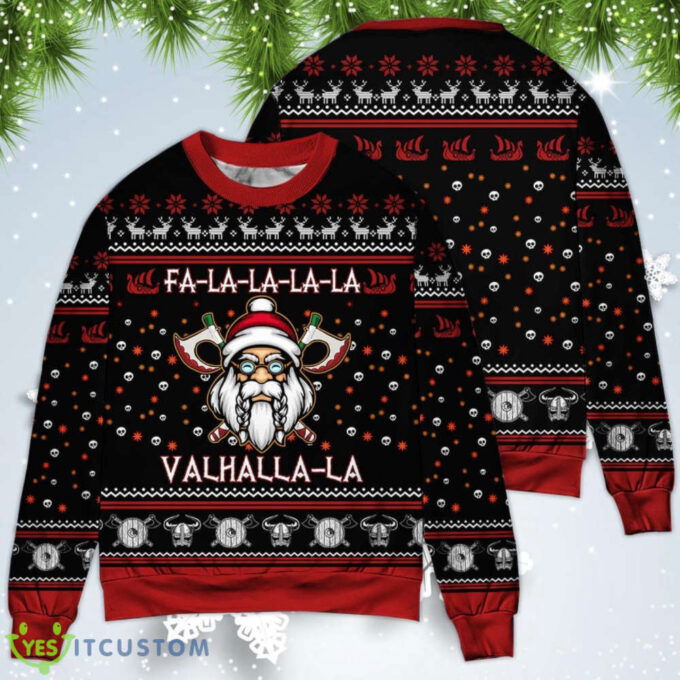 Viking Valhalla Christmas Sweatshirt Sweater