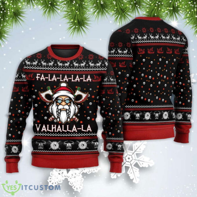 Viking Valhalla Christmas Sweatshirt Sweater