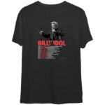 Billy Idol Tour 2023 Unisex 2-Side T-Shirt, Billy Idol Tour 2023 Shirt