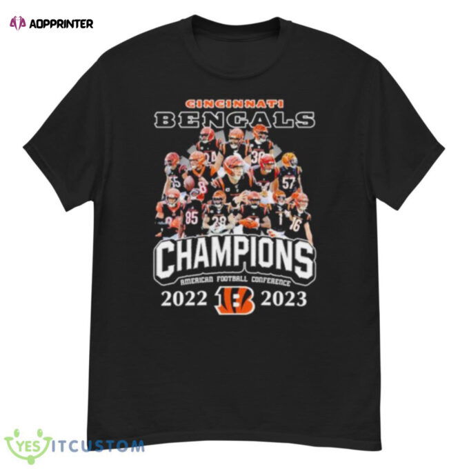 2022 AFC Champions Cincinnati Bengals Team Shirt