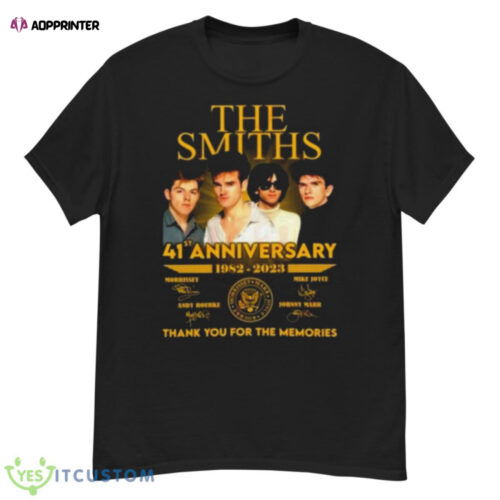 Cart 3 41st Anniversary 1982 – 2023 The Smiths Thank You For The Memories Signatures Shirt