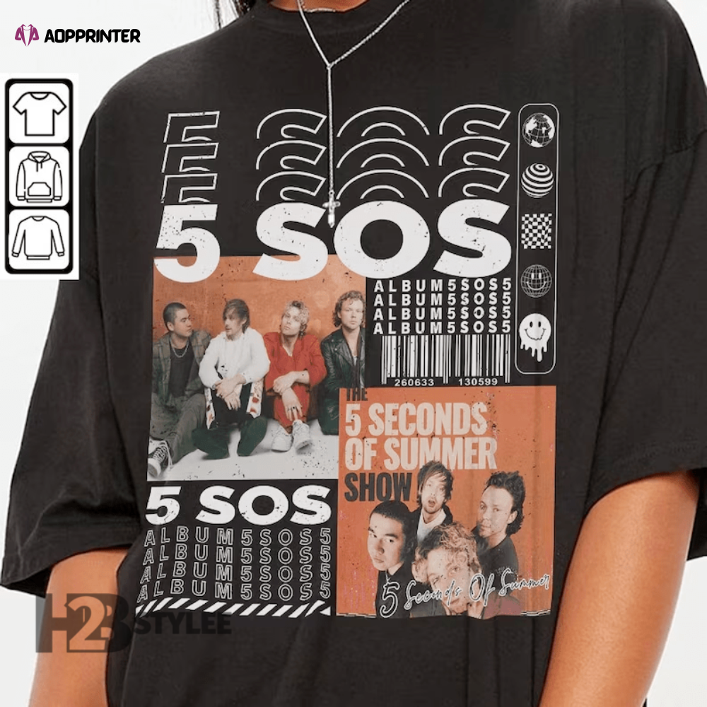 5sos 5 Seconds Of Summer Show Tour 2023 Retro Vintage Music Tour 2023 Unisex T Shirt, Sweatshirt, Hoodie 5sos 5 Seconds Of Summer Show Tour 2023 Retro Vintage Music Tour 2023 Unisex T Shirt, Sweatshirt, Hoodie