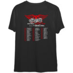 Aerosmith 2023 – 2024 Peace Out Farewell Tour The Black Crowes Tour Shirt