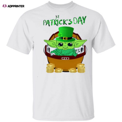 Baby Yoda The Mandalorian Happy St Patrick’s Day Shirt