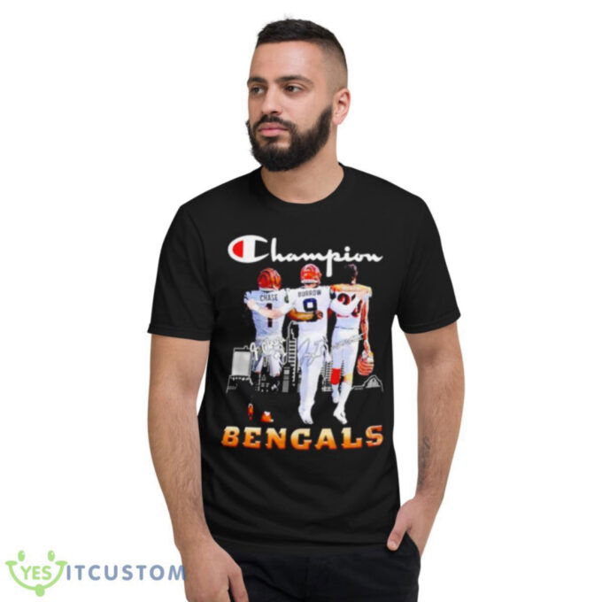 Champion Chase Burrow and Mixon Cincinnati Bengals shirt