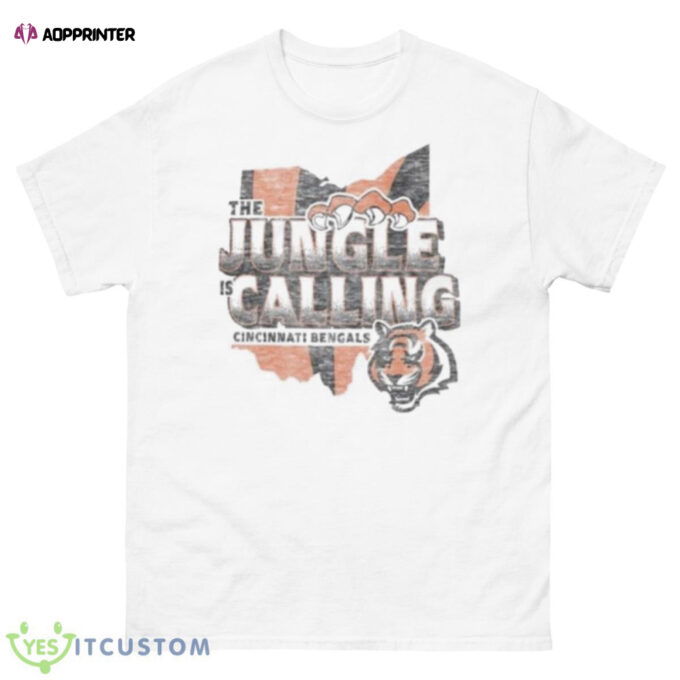 Cincinnati Bengals 2023 NFL Playoffs The Jungle Is Calling Regional Franklin Shirt