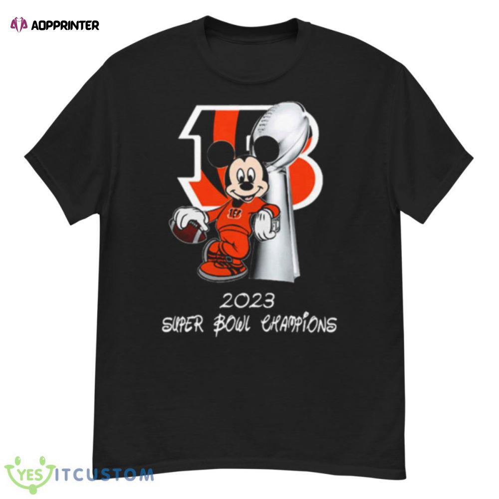 Cincinnati Bengals Mickey Super Bowl Champion Shirt Cincinnati Bengals Mickey Super Bowl Champion Shirt