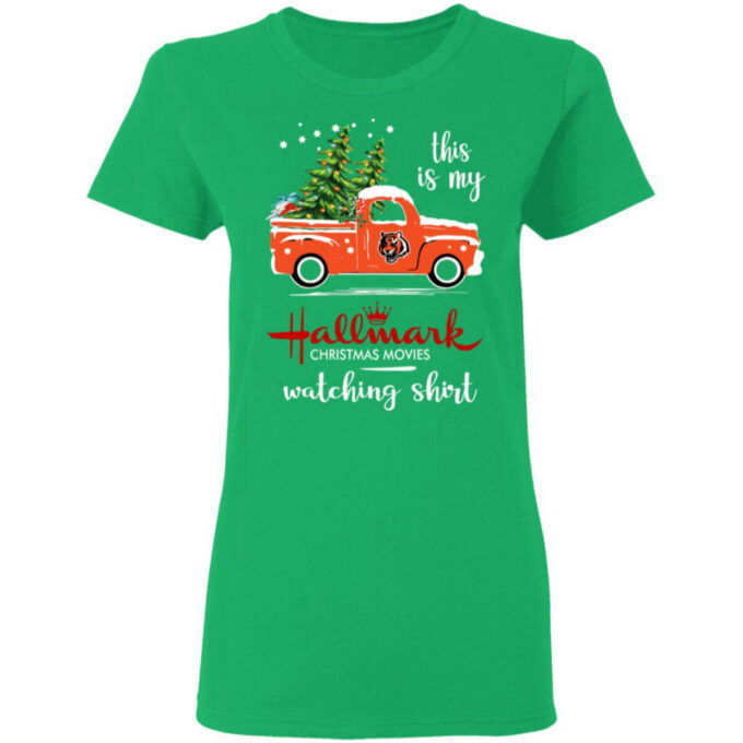 Cincinnati Bengals This Is My Hallmark Christmas Movies Watching Shirt