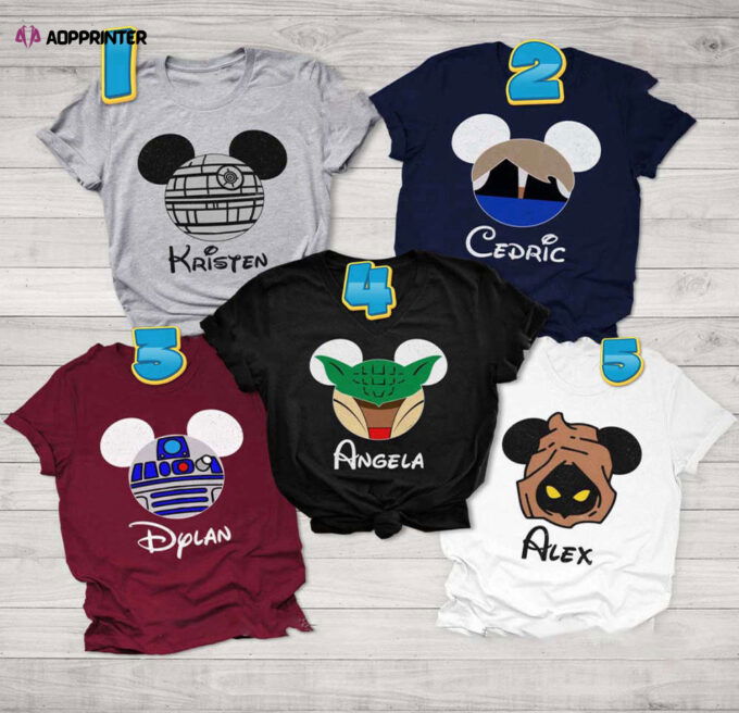 Custom 2022 Disney Vacation Family Matching T-Shirt