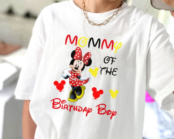 Custom Disney Birthday Boy Shirt, Personalized Disney Birthday Shirt