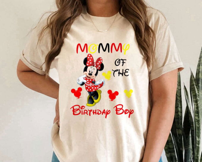 Custom Disney Birthday Boy Shirt, Personalized Disney Birthday Shirt