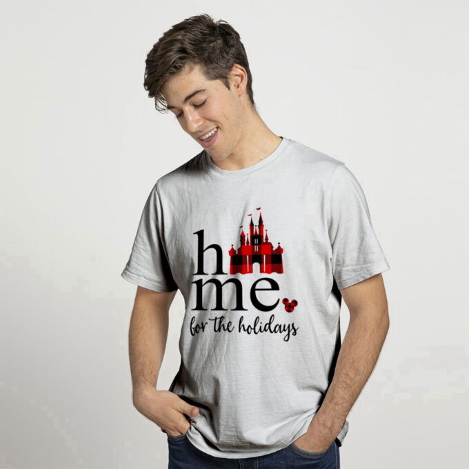 Disney Christmas Home For The Holidays Family Matching T-Shirt
