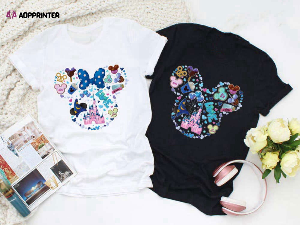 Disney Couple Mickey Ears Mickey Minnie Couple 2022 T-Shirt Disney Couple Mickey Ears Mickey Minnie Couple 2022 T-Shirt