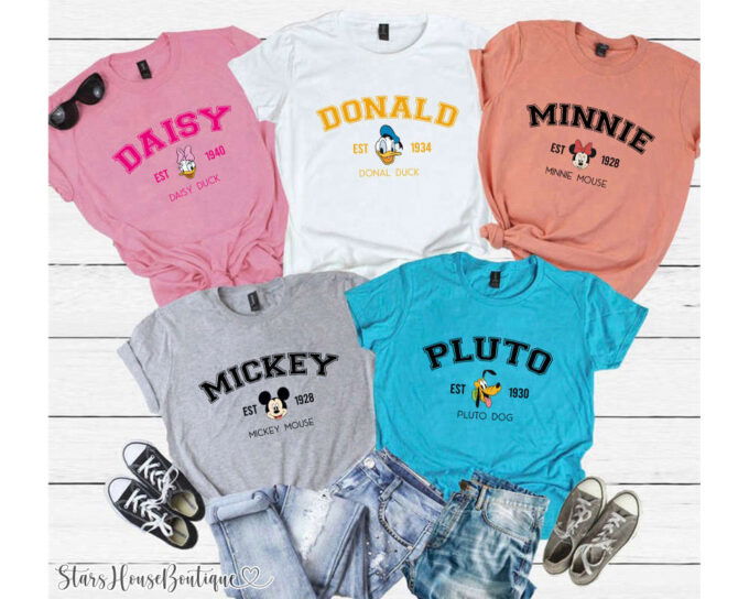 Disney Friends Shirt, Disney Group Shirt, Disney Character Tee, Disney Family Shirts, Disney Couple Shirt, Disney Park Shirt
