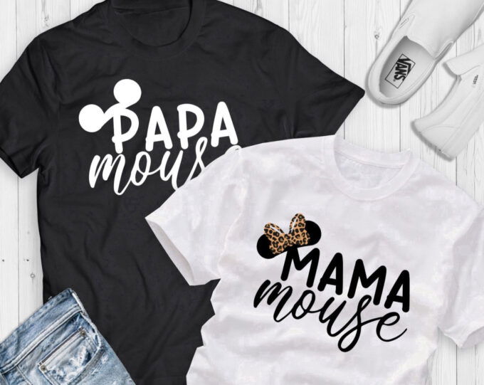 Disney Papa Shirts, Mickey Aviator shirt, Matching Disney Family Shirts