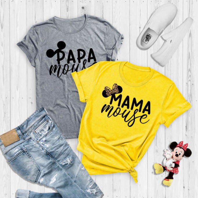 Disney Papa Shirts, Mickey Aviator shirt, Matching Disney Family Shirts