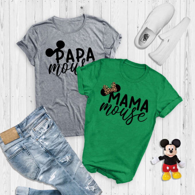 Disney Papa Shirts, Mickey Aviator shirt, Matching Disney Family Shirts