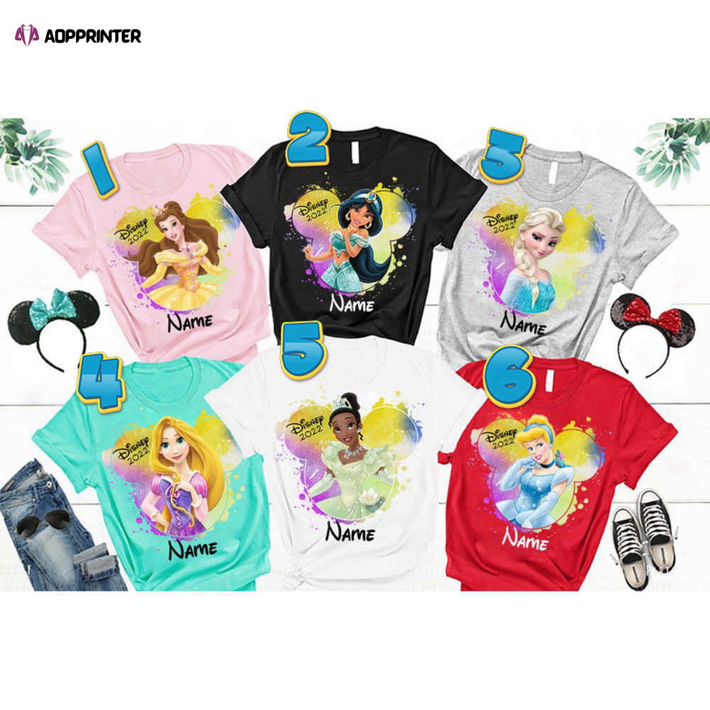 Disney Princess 2022 Girls Trip Matching T-Shirt Disney Princess 2022 Girls Trip Matching T-Shirt