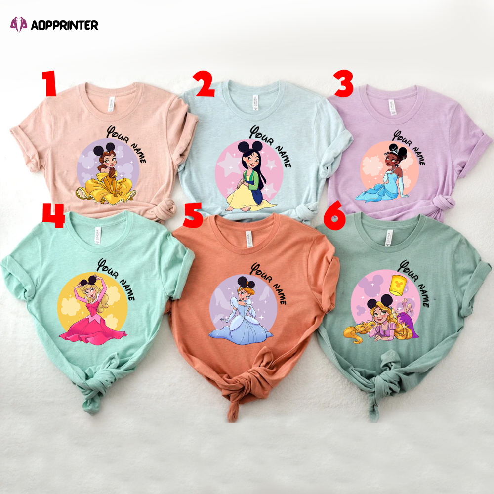 Disney Princess Matching T-Shirts Disney Princess Matching T-Shirts