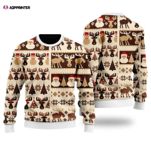 Festive Xmas Fancy Ugly Christmas Sweater for Men & Women - Stylish & Fun Holiday Attire