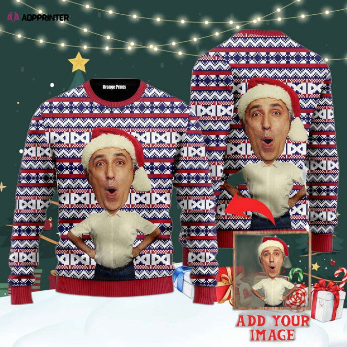Funny Custom Face On Vintage Custom Christmas Sweaters For Men & Women UP1002