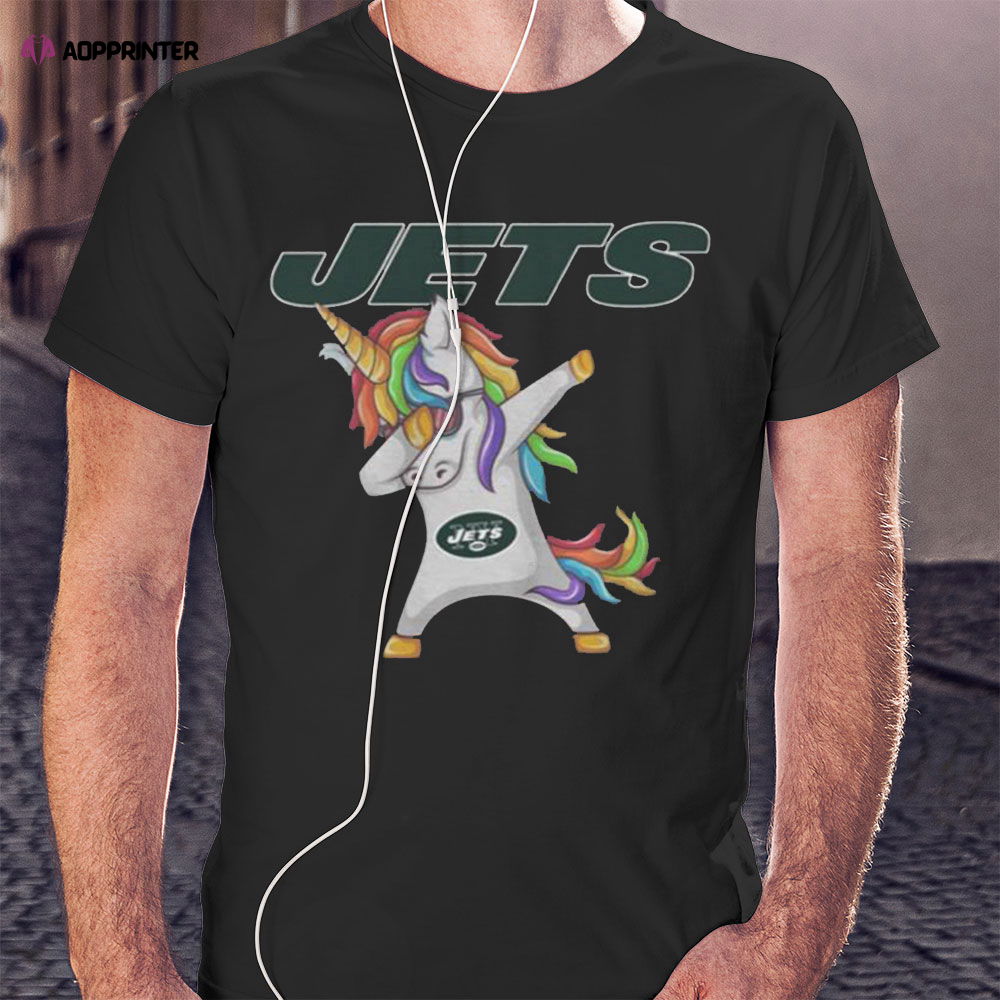 Funny Unicorn Dabbing New York Jets Nfl Football Shirt Funny Unicorn Dabbing New York Jets Nfl Football Shirt