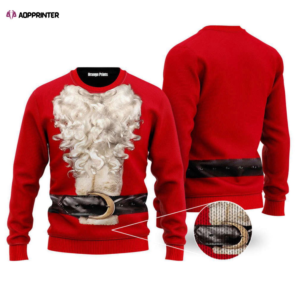 Get Festive with Santa Claus Ugly Christmas Sweater – Perfect for Men & Women! UH1049 Get Festive with Santa Claus Ugly Christmas Sweater – Perfect for Men & Women! UH1049