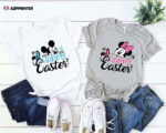 Happy Easter Mickey And Minnie Couple Shirt, Disney Easter 2022 Shirt, Disney Easter Eggs Shirt