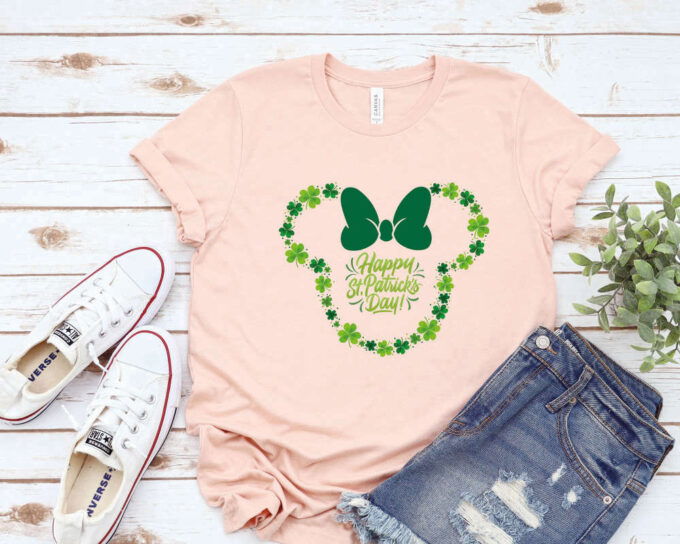 Happy Patricks Day With Mickey Shirt, Patricks Day Couple Outfits, St Patricks Day Disney Trip