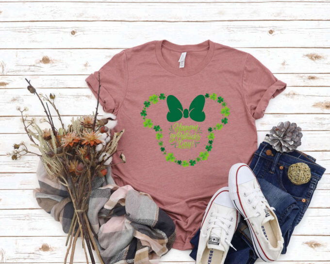 Happy Patricks Day With Mickey Shirt, Patricks Day Couple Outfits, St Patricks Day Disney Trip