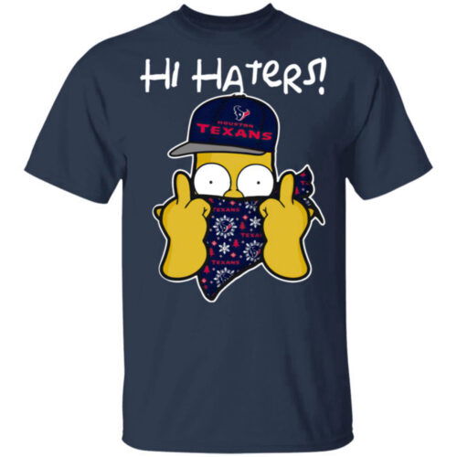 Hi Hater The Simpsons Christmas Gangster Houston Texans Shirt