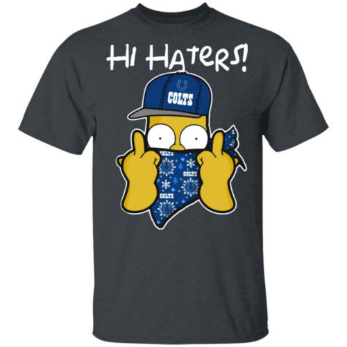 Hi Hater The Simpsons Christmas Gangster Indianapolis Colts Shirt