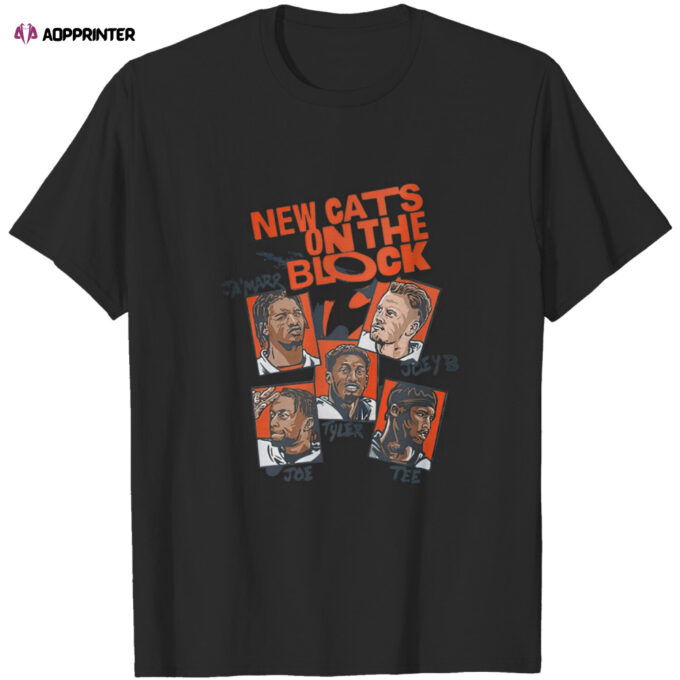 Joe Burrow New Cats On The Block Ja’marr Cincinnati Bengals T Shirt