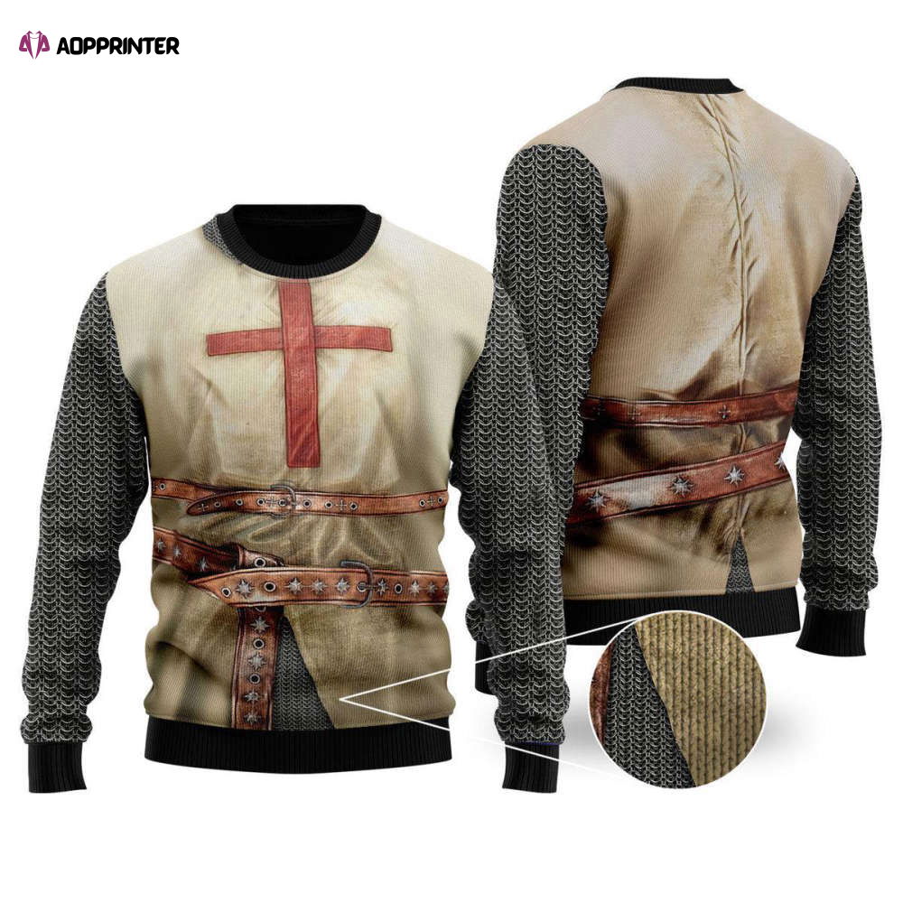 Knights Templar Armor Ugly Christmas Sweater – Men & Women UH2040 Knights Templar Armor Ugly Christmas Sweater – Men & Women UH2040