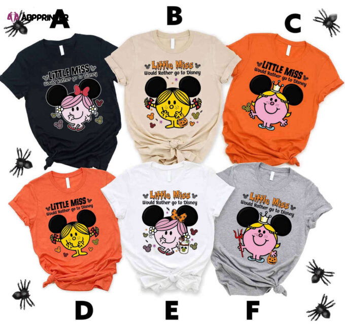 Little Miss Disney Shirt, Disney Little Miss Halloween Shirt