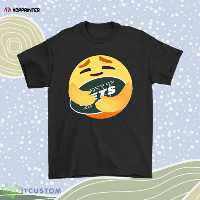 Love The New York Jets Love Hug Facebook Care Emoji Nfl Men Women Shirt